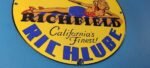 Vintage Richfield Richlube Sign – California's Finest Pinup Girl Gas Pump Sign - Image 7
