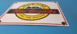 Vintage Rio Grande Railroad Sign – Railway Train Station Caboose Porcelain Sign - Image 11