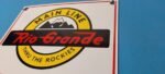 Vintage Rio Grande Railroad Sign – Railway Train Station Caboose Porcelain Sign - Image 9
