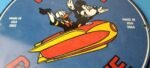 Vintage Rocket Gasoline Sign – Disney Mickey Mouse Gas Oil Pump Porcelain Sign - Image 4