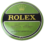 Vintage Rolex Luxury Watches Porcelain Sign – Submariner Store Gas Pump Sign