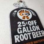 Vintage Root Beer Sign – A&W Old Fashioned Beverage Soda Jug Gas Pump Sign - Image 6