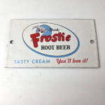 Vintage Root Beer Sign – Frostie Old Fashioned Beverage Piggly Gas Oil Pump Sign - Image 15