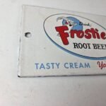 Vintage Root Beer Sign – Frostie Old Fashioned Beverage Piggly Gas Oil Pump Sign - Image 6