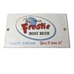 Vintage Root Beer Sign – Frostie Old Fashioned Beverage Piggly Gas Oil Pump Sign - Image 2
