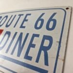 Vintage Route 66 Porcelain Sign – Coca Cola Gas Pump Soda Diner Sign - Image 12