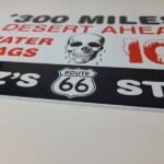 Vintage Route 66 Sign – Buz's Gas Station Desert Porcelain Sign - Image 8