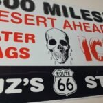 Vintage Route 66 Sign – Buz's Gas Station Desert Porcelain Sign - Image 5