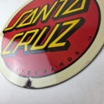 Vintage Santa Cruz Skateboards Logo Porcelain Signs – Classic Skateboard Signs - Image 14