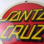 Vintage Santa Cruz Skateboards Logo Porcelain Signs – Classic Skateboard Signs - Image 3