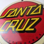Vintage Santa Cruz Skateboards Logo Porcelain Signs – Classic Skateboard Signs - Image 4