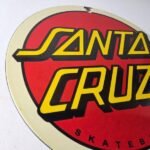 Vintage Santa Cruz Skateboards Logo Porcelain Signs – Classic Skateboard Signs - Image 6