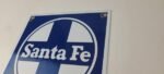 Vintage Santa Fe Sign – Trains Railroad Porcelain Gas Pump Grand Canyon Sign - Image 8