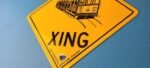 Vintage SFO Municipal Railway Sign – XING Trains Railway Porcelain Gas Pump Sign - Image 10