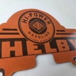 Vintage Shelby Sign Topper – Gas Power Auto Car Porcelain License Plate Topper - Image 5