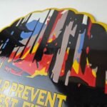 Vintage Shell Gasoline Sign – Forest Service Porcelain Gas Pump Plate Sign - Image 12