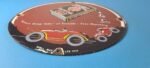 Vintage Shell Gasoline Sign – Free Motoring Gas Oil Pump Plate Porcelain Sign - Image 11