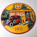 Vintage Shell Gasoline Sign – Shell Clam Gas Car Pump Porcelain Sign - Image 15