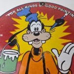 Vintage Sherwin Williams Paint Sign – Porcelain Goofy Hardware Store Gas Sign - Image 3