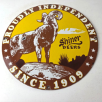Vintage Shiner Beer Sign – Independent Beverage Gas Station Porcelain Sign - Image 15