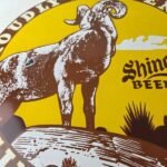 Vintage Shiner Beer Sign – Independent Beverage Gas Station Porcelain Sign - Image 4
