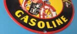 Vintage Signal Gasoline Sign – Harley Davidson Motorcycles Porcelain Sign - Image 7