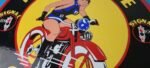 Vintage Signal Gasoline Sign – Harley Davidson Motorcycles Porcelain Sign - Image 4