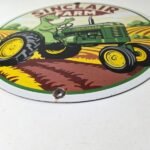 Vintage Sinclair Farm Sign – John Deere Tractor Barn Gas Pump Porcelain Sign - Image 10
