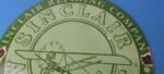 Vintage Sinclair Gasoline Sign – Airplane Porcelain Gas Pump Sign - Image 3
