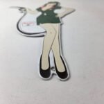Vintage Sinclair Gasoline Sign – Filling Station Girl Gas Pump Porcelain Sign - Image 10