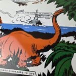 Vintage Sinclair Gasoline Sign – HC Service Station Navy Train Porcelain Sign - Image 3