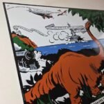 Vintage Sinclair Gasoline Sign – HC Service Station Navy Train Porcelain Sign - Image 5