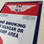 Vintage Skelly Gasoline Sign – Stearman Airplane Gas Service Pump Porcelain Sign - Image 12