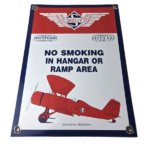 Vintage Skelly Gasoline Sign – Stearman Airplane Gas Service Pump Porcelain Sign