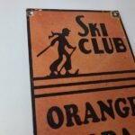 Vintage Ski Club Soda Sign – Orange Soda Beverage Double Cola Pop Gas Pump Sign - Image 5