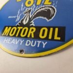 Vintage Skunk Oil Sign – Porcelain Service Station Gas Pump Plate Sign - Image 14