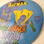 Vintage Slam Bang Ice Cream Porcelain Sign – Batman Gas Station Service Sign - Image 13