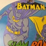 Vintage Slam Bang Ice Cream Porcelain Sign – Batman Gas Station Service Sign - Image 3