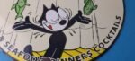 Vintage Smith Bros Sign – Felix the Cat Fish Meat Porcelain Gas Pump Sign - Image 12