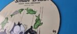Vintage Smith Bros Sign – Felix the Cat Fish Meat Porcelain Gas Pump Sign - Image 9