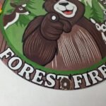 Vintage Smokey Bear Sign – Prevent Forest Prevention Porcelain Gas Sign - Image 11