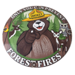 Vintage Smokey Bear Sign – Prevent Forest Prevention Porcelain Gas Sign - Image 2