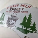 Vintage Smokey Bear Sign Topper – Forest Service Porcelain License Plate Topper - Image 12