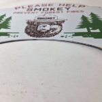 Vintage Smokey Bear Sign Topper – Forest Service Porcelain License Plate Topper - Image 10