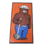 Vintage Smokey the Bear Sign – Porcelain Forest Fires Gas Oil Service Pump Sign