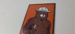 Vintage Smokey the Bear Sign – Porcelain Forest Fires Gas Oil Service Pump Sign - Image 8