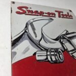 Vintage Snap On Tools Porcelain Sign – Mechanic Repair Gas Dealer Shop Sign - Image 6