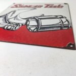 Vintage Snap On Tools Porcelain Sign – Mechanic Repair Gas Dealer Shop Sign - Image 10