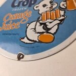 Vintage Snow Crop Sign – Orange Juice Piggly Gas Oil Pump Sign - Image 14