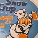 Vintage Snow Crop Sign – Orange Juice Piggly Gas Oil Pump Sign - Image 3
